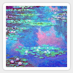 water lilies Sticker